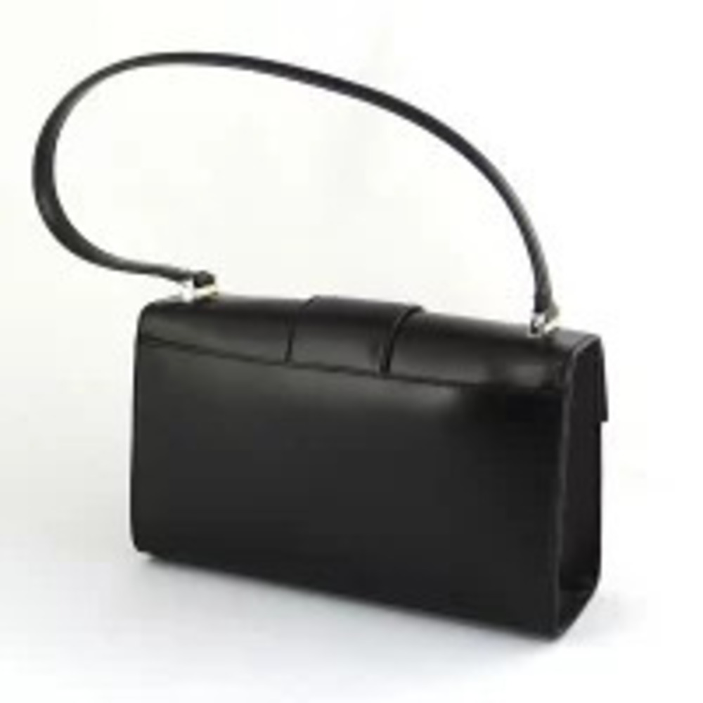 Salvatore Ferragamo Hobo Bag Handbag Black Vara Leather Black